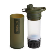 Best top rated Grayl GeoPress Filter and Purifier Water Bottle - 24 Fluid Ounces / Covert Edition / Separated View / Olive Drab