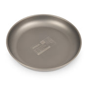 Grayl Ti Plate – 180mm / Angle View / Titanium