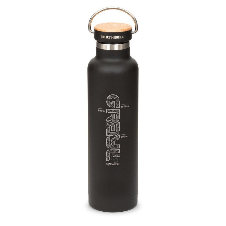  Earthwell® xGrayl 22oz Woodie™ Bottle / Volcanic Black